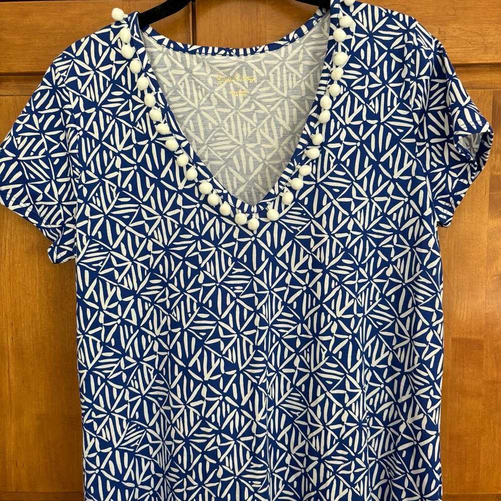 Lilly Pulitzer Etta V-Neck T-Shirt Dress - image 2