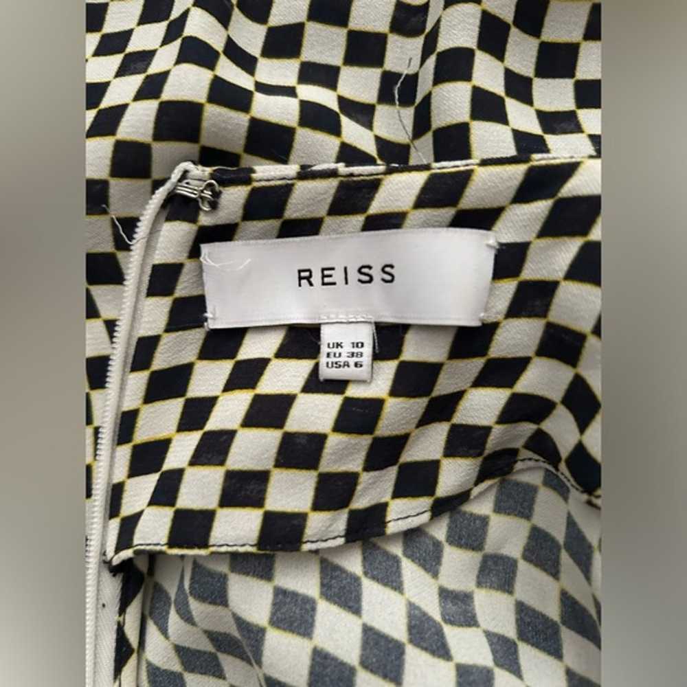 Reiss Edna Check Printed Fit and Flare Dress - US… - image 6