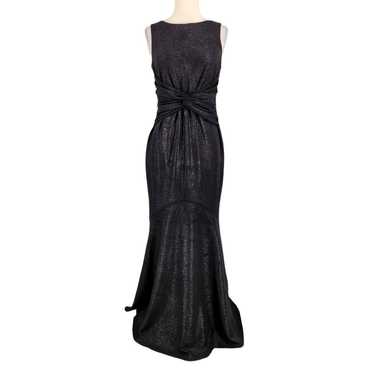 Jessica Simpson Black Sparkle Mermaid Gown