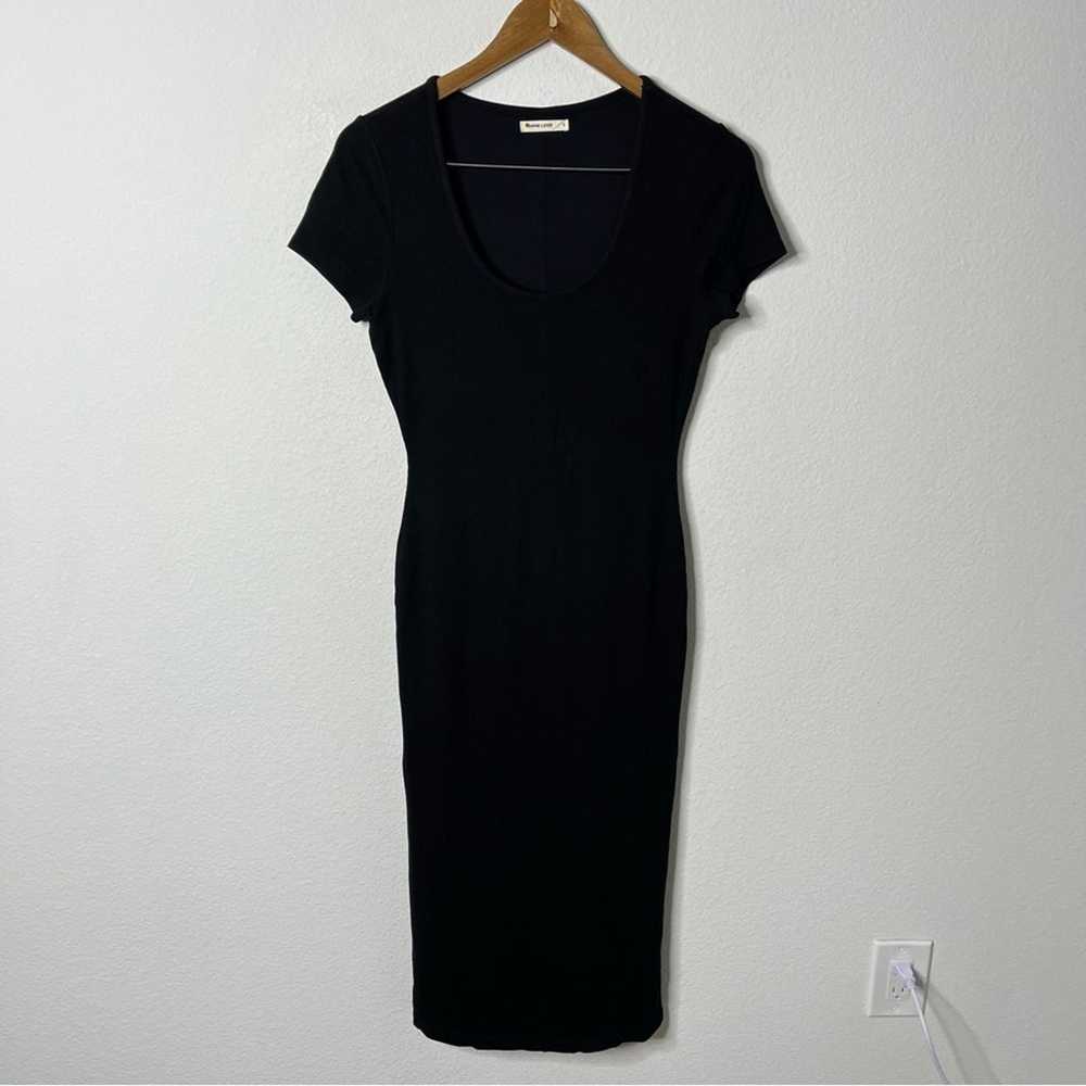 Marine Layer Short Sleeve Scoop Neck Ribbed Knit … - image 4