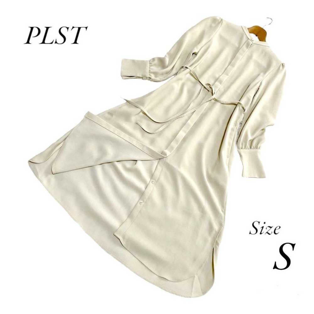 PLST Plaste Long-sleeved Shirt One-piece No-colla… - image 1