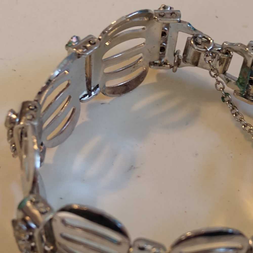 1950’s  Rhinestone Bracelet . Bugbee Niles. ( Fc6… - image 3