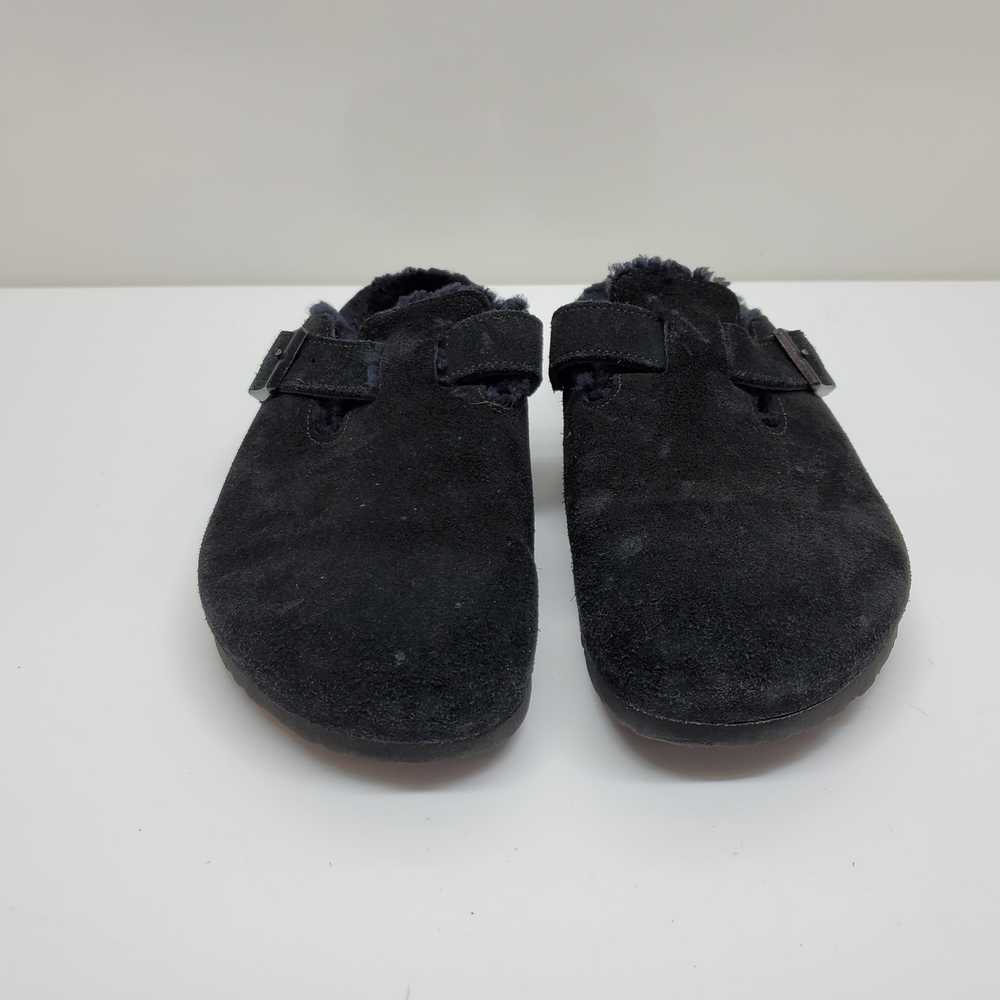 Men's Birkenstock Black Boston Clog Sandal Size 10 - image 1