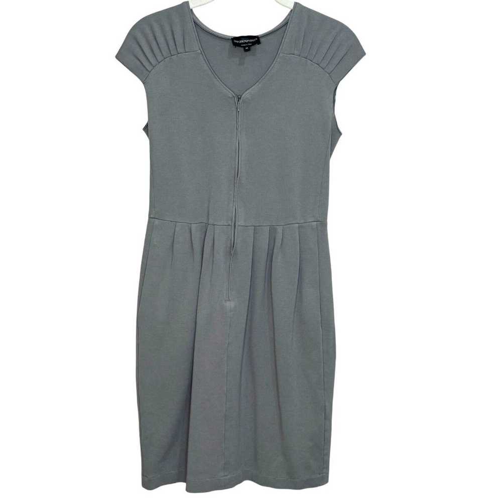 Emporio Armani Grey Cap Sleeve Jersey Dress Appro… - image 2