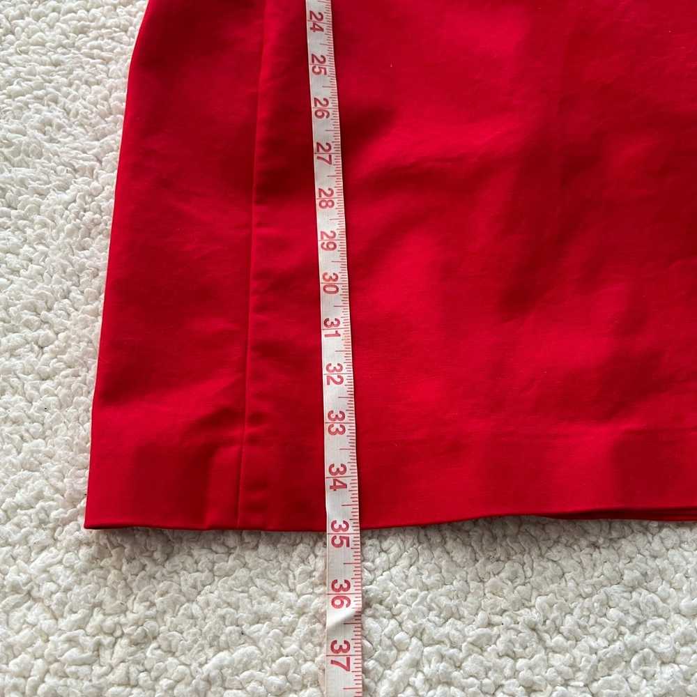 Lauren Ralph Lauren Red Cotton Sleeveless Dress 6 - image 11