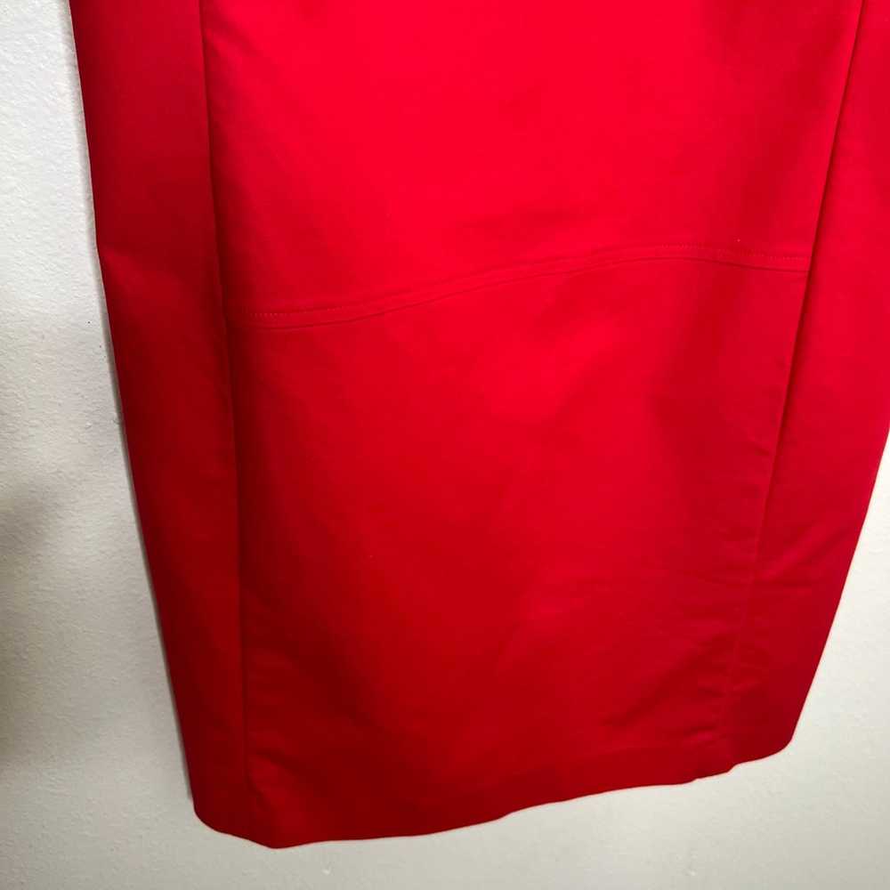 Lauren Ralph Lauren Red Cotton Sleeveless Dress 6 - image 4