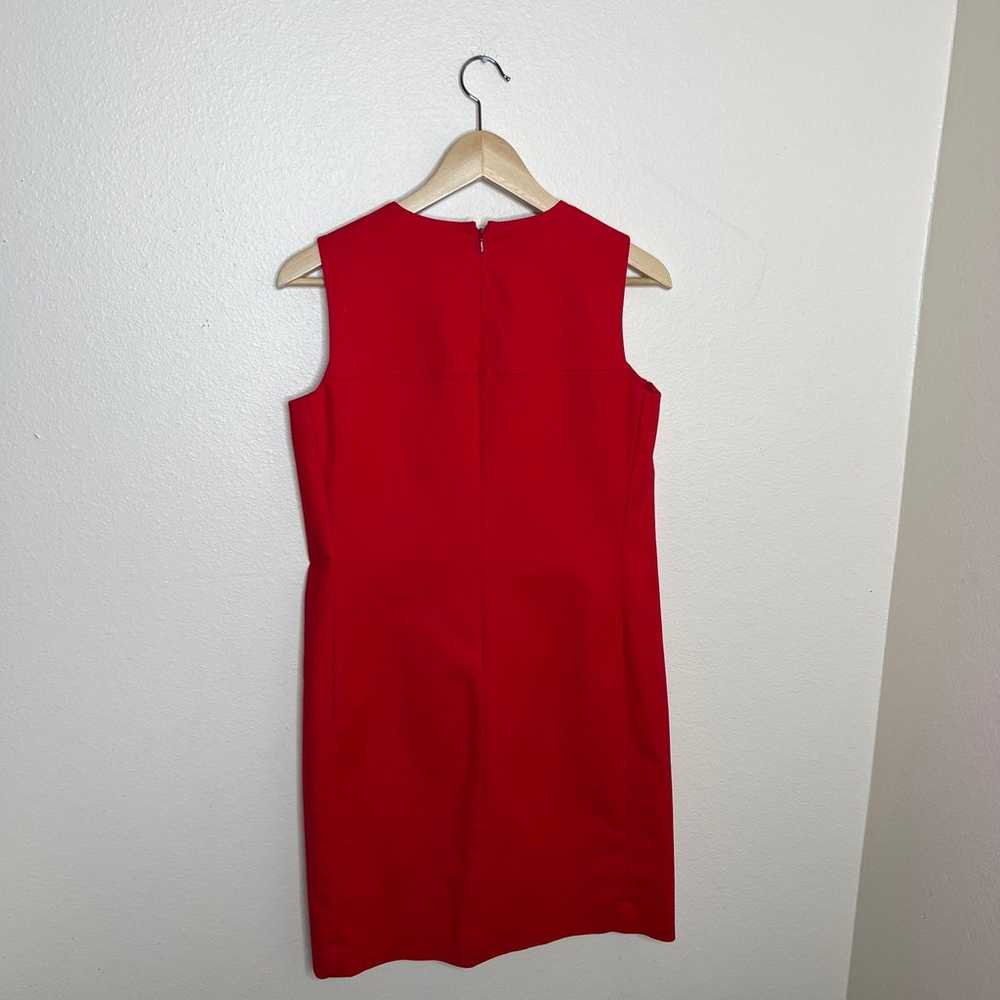 Lauren Ralph Lauren Red Cotton Sleeveless Dress 6 - image 5