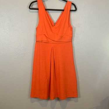 NWT HD in Paris | Anthropologie Orange A-line Dre… - image 1