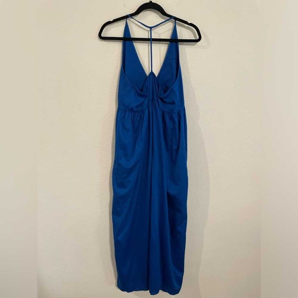 Anthropologie Lacausa Cobalt Blue 100% Cotton Aud… - image 4