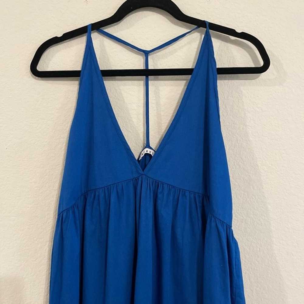 Anthropologie Lacausa Cobalt Blue 100% Cotton Aud… - image 6