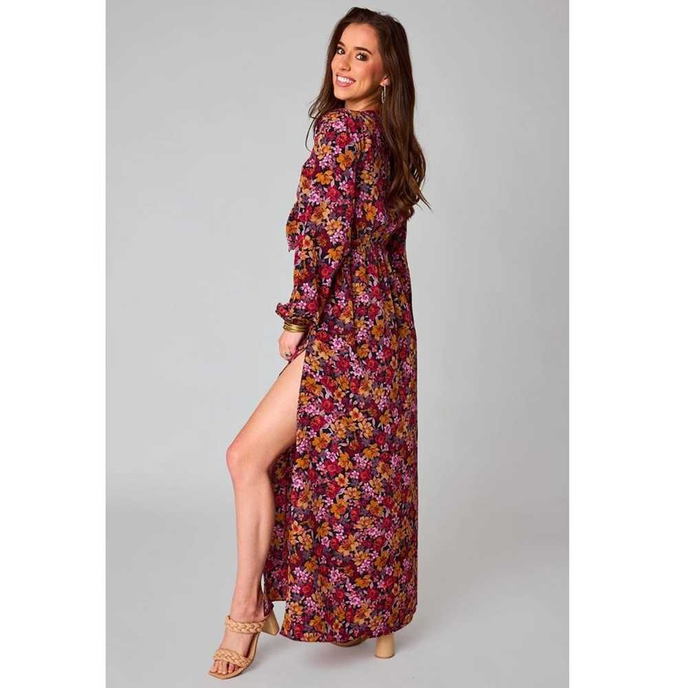 Buddy Love Desirae Floral Long Sleeve High Slit M… - image 12