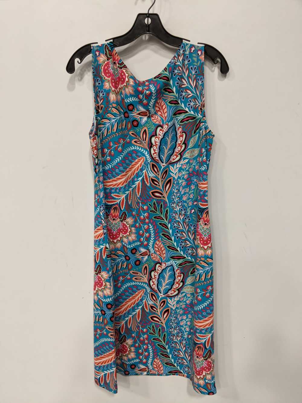 Talbots Women's Tank Style Floral Midi Length Dre… - image 2