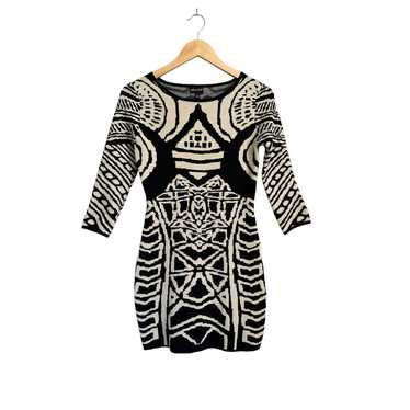 NEW Love and Liberty Aztec Black Cream Sweater Bo… - image 1