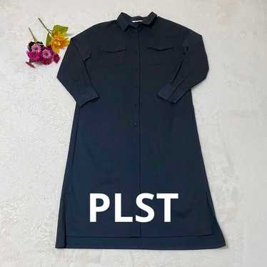 PLST coat 2way one-piece jacket charcoal grey