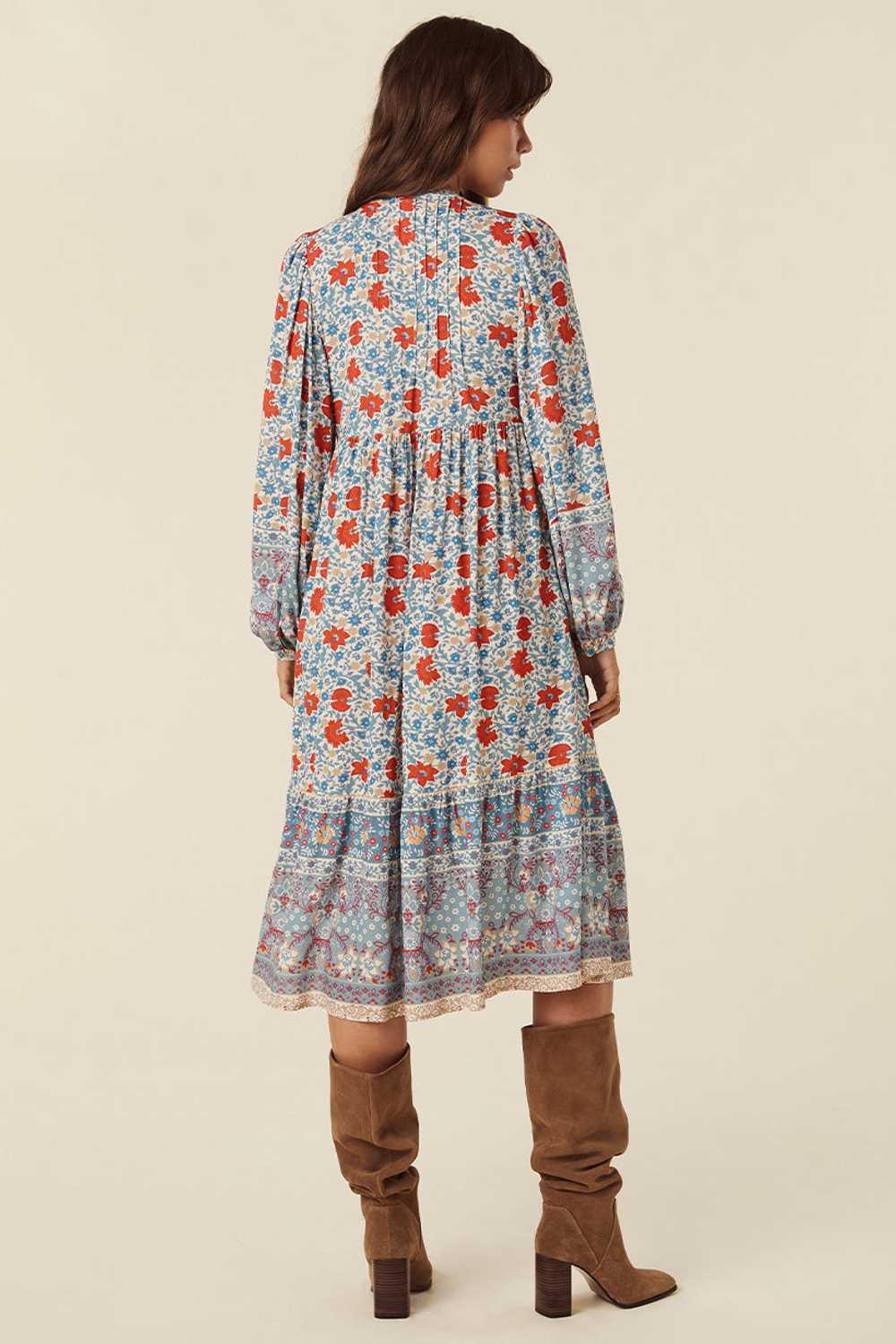 Spell USA Village Button Down Midi Dress - image 3