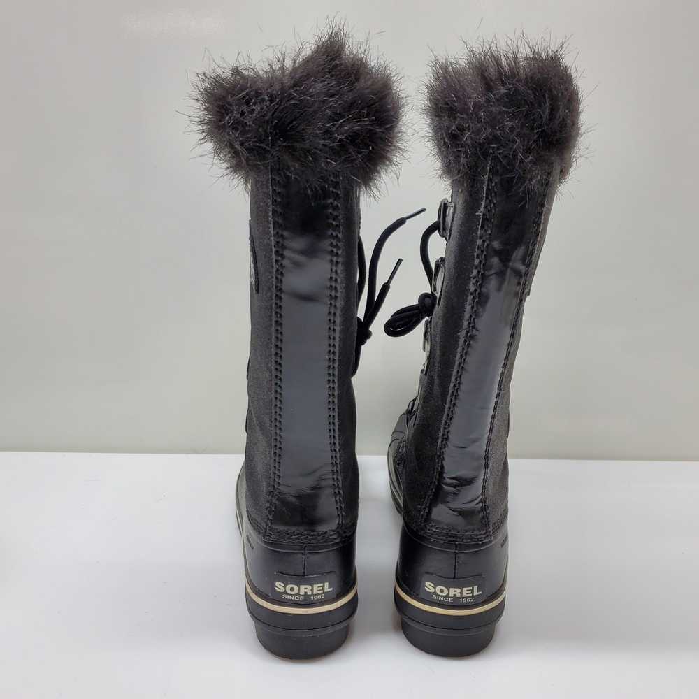 Women's Sorel Black Tofino Glitter Snow Boots Siz… - image 3