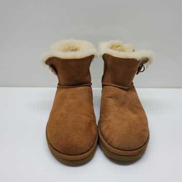 UGG Brown Mini Bailey Button II Winter Boots Adul… - image 1