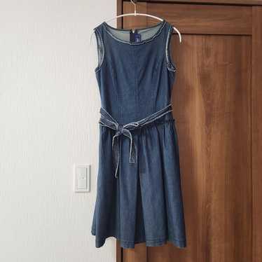 MZ Gracey Denim Sleeveless Knee-Length Dress - image 1