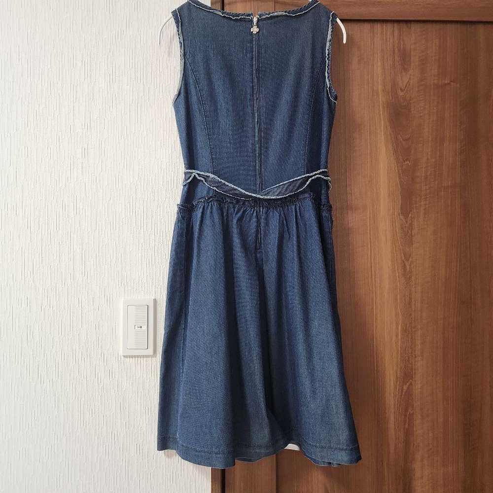 MZ Gracey Denim Sleeveless Knee-Length Dress - image 5