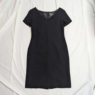 【Calvin Klein】V-neck A-line one-piece dress in bl… - image 1