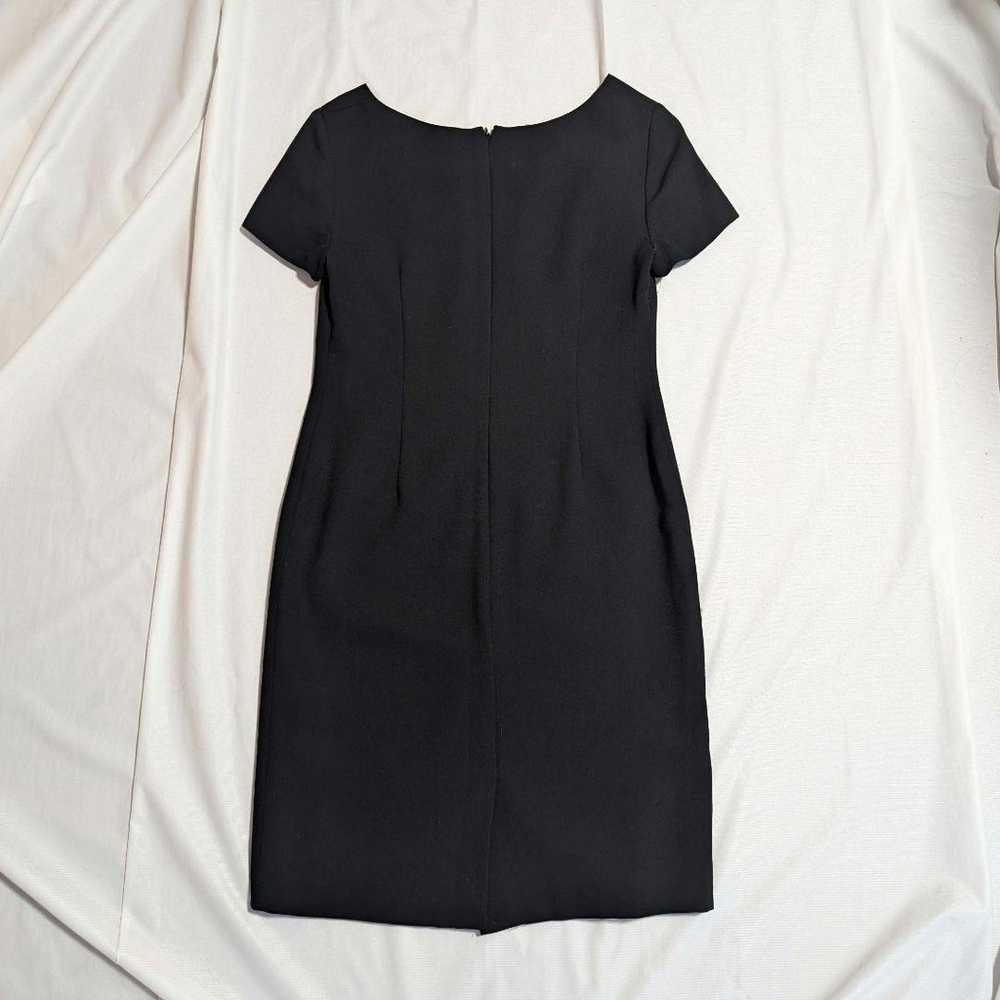 【Calvin Klein】V-neck A-line one-piece dress in bl… - image 2