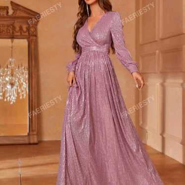 Faeriesty Sequin Maxi Dress - image 1