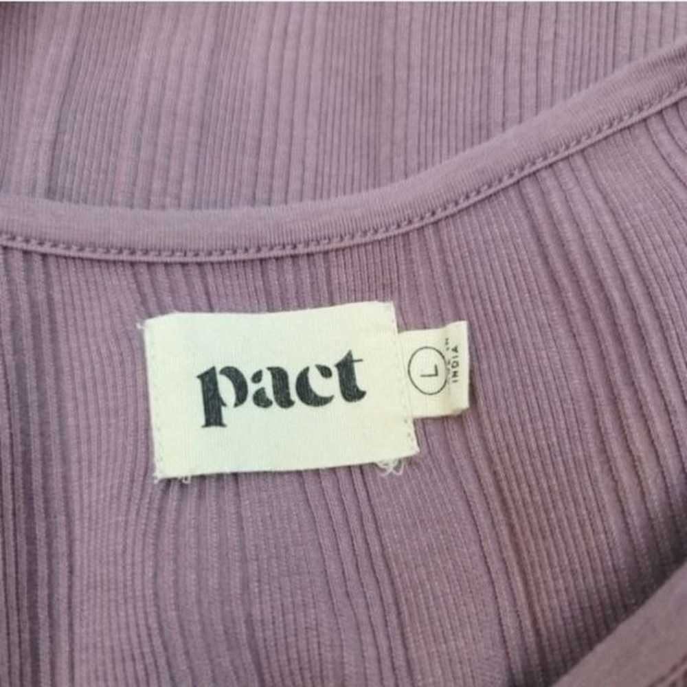 NEW Pact Apparel 100% Organic Cotton Rib-fit Henl… - image 8