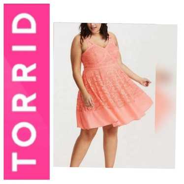 TORRID INSIDER COLLECTION LACE MIDI DRESS