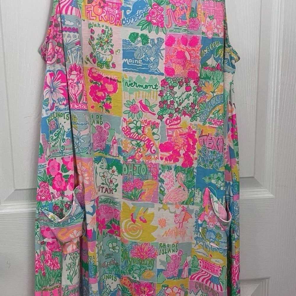 EUC Lilly Pulitzer Patchwork State of Mind Flounc… - image 3