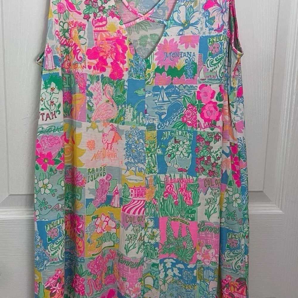 EUC Lilly Pulitzer Patchwork State of Mind Flounc… - image 4