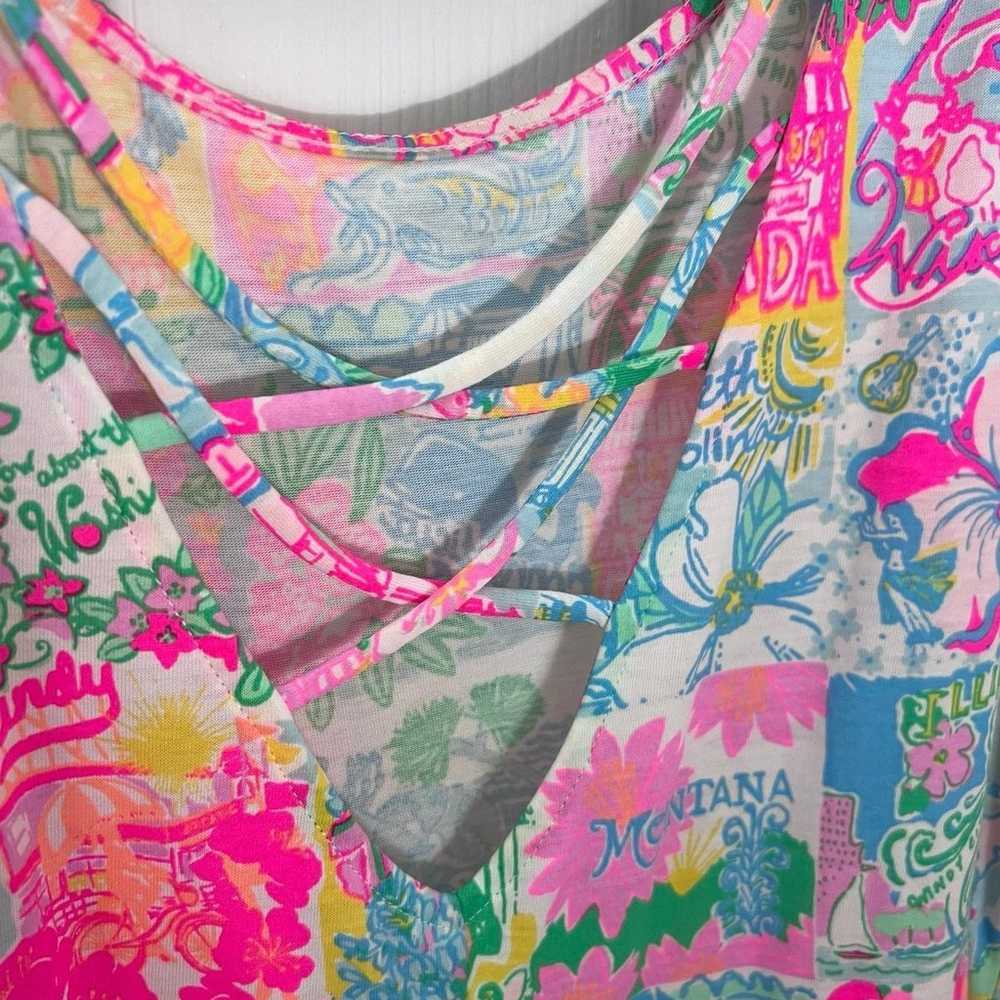 EUC Lilly Pulitzer Patchwork State of Mind Flounc… - image 5