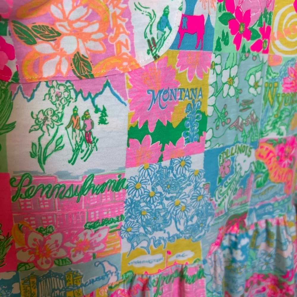 EUC Lilly Pulitzer Patchwork State of Mind Flounc… - image 8