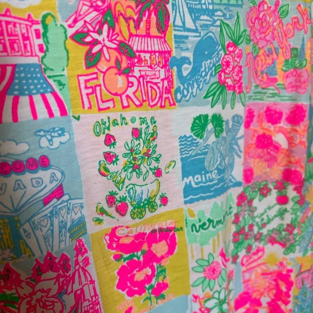 EUC Lilly Pulitzer Patchwork State of Mind Flounc… - image 9