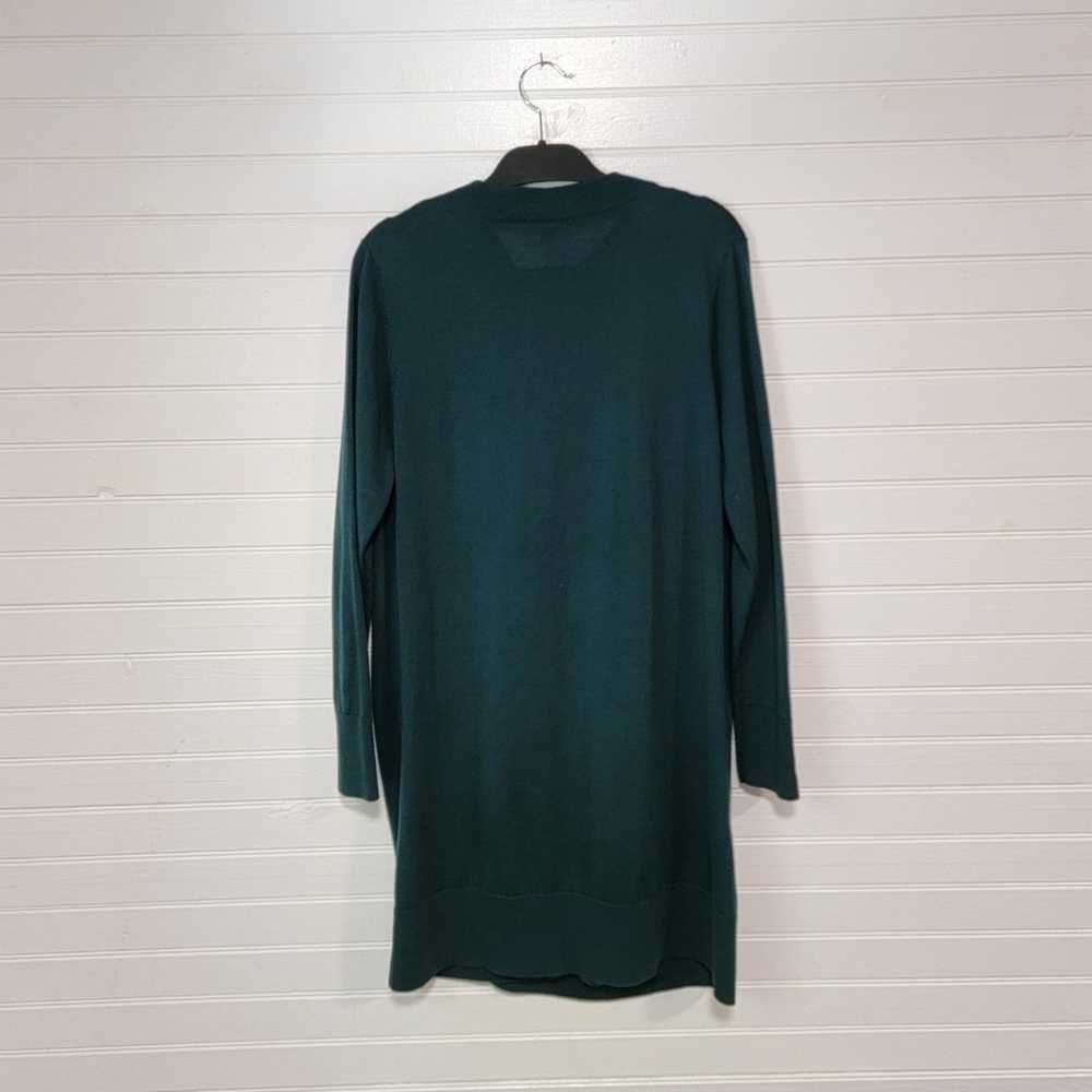 COS Size Large 100% Wool Draped Sweater Dress Cow… - image 4