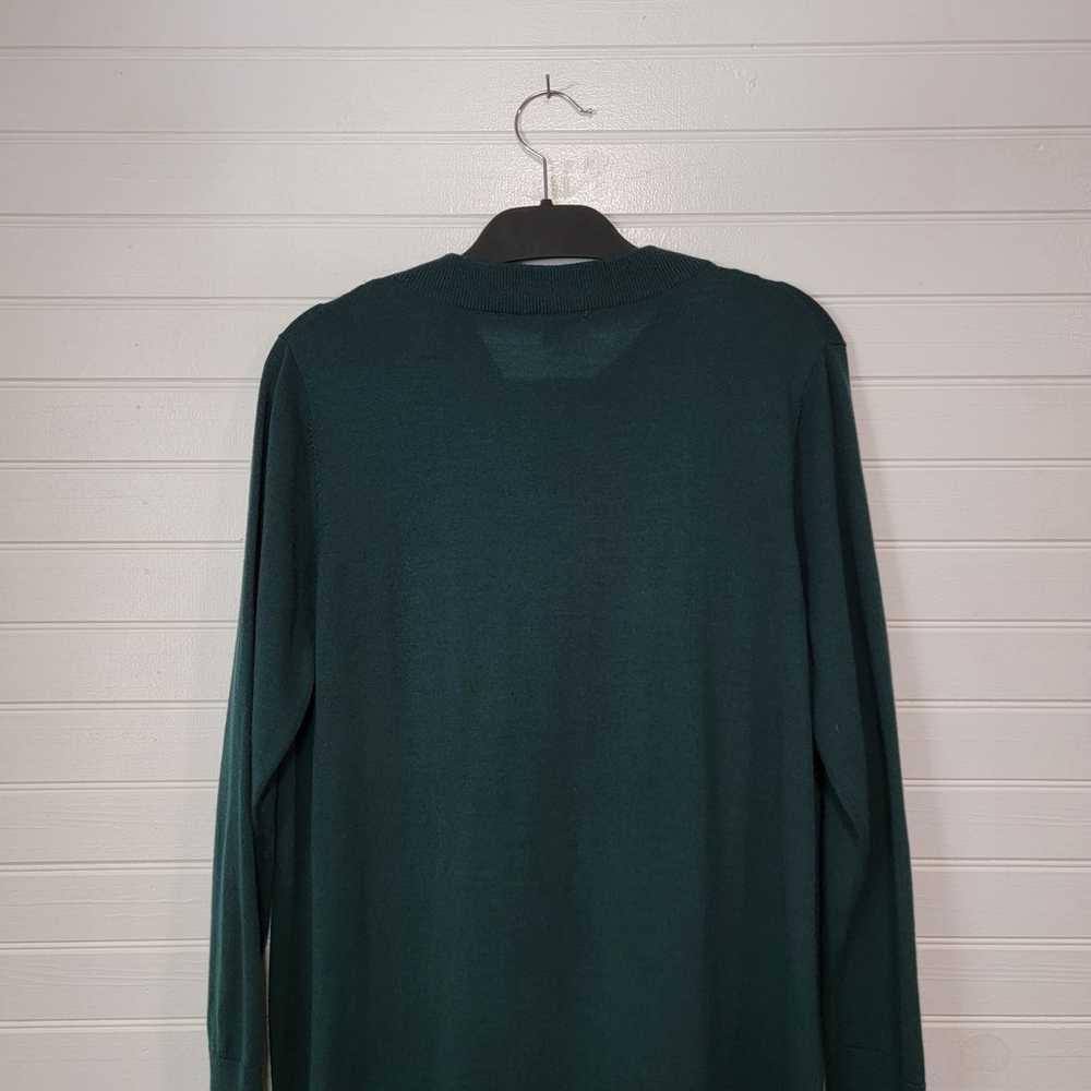 COS Size Large 100% Wool Draped Sweater Dress Cow… - image 5