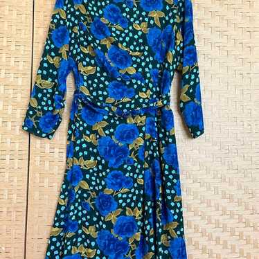 Yukiko Hanai - Floral Long-Sleeve Dress, Size 10,… - image 1