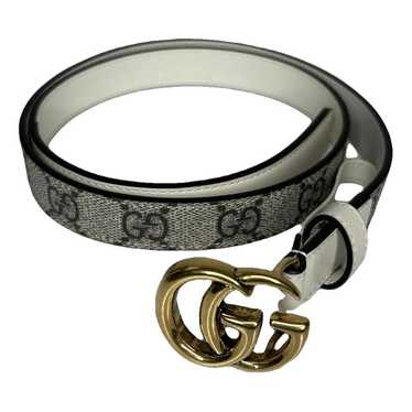 Gucci GG Buckle leather belt