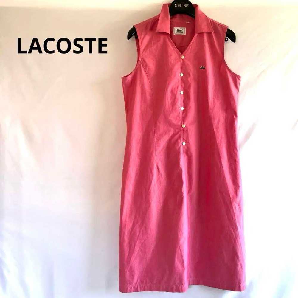 LACOSTE Sleeveless One-Piece Dress Size 42 - image 1