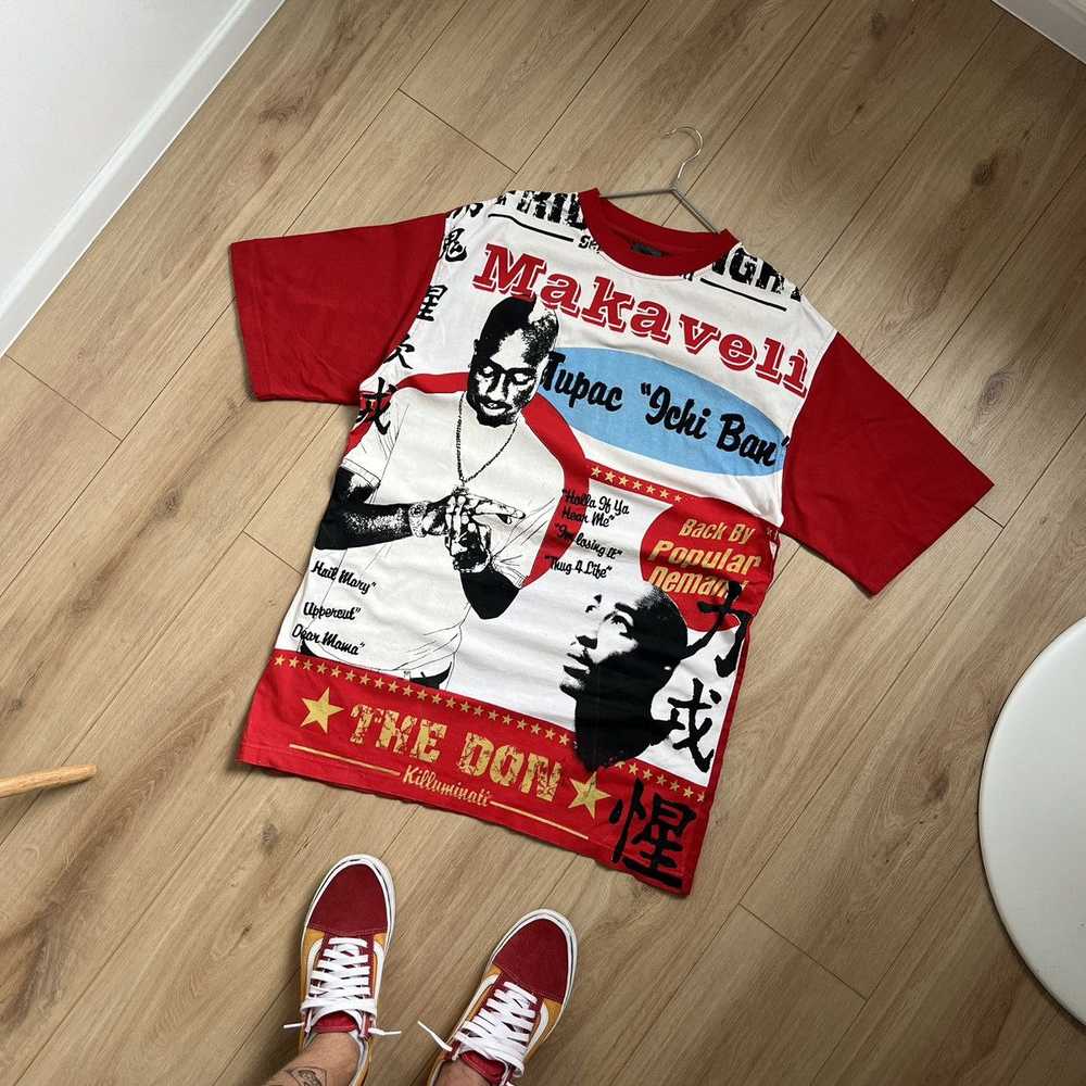 Rare × Vintage Vintage Rare Makavelli Tupac y2K T… - image 1