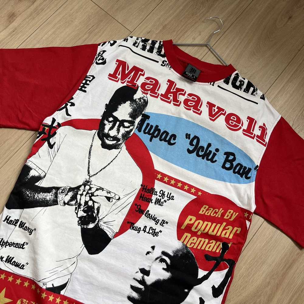 Rare × Vintage Vintage Rare Makavelli Tupac y2K T… - image 8