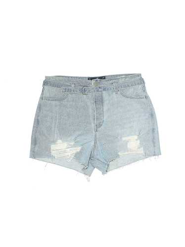 Hollister Women Blue Denim Shorts 13