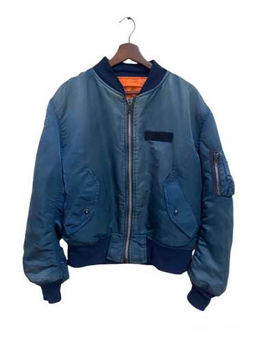 Jacket Flyers MA-1 Blue Bomber USAF MIL-J-8279E (AF) store Mens Size 44 New York USA