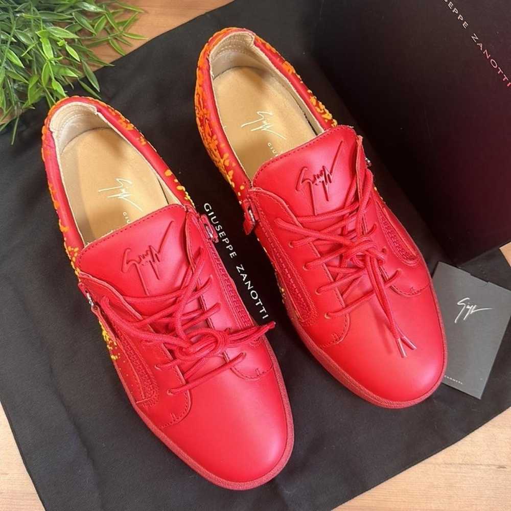 Giuseppe Zanotti Leather low trainers - image 2