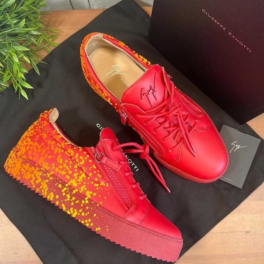 Giuseppe Zanotti Leather low trainers - image 3