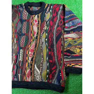 Tosani Coogi Tundra Protege Santana high quality Vintage Biggie Cosby Cardigan 90s Sweater