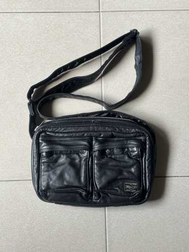 Porter Porter tanker leather shoulder bag