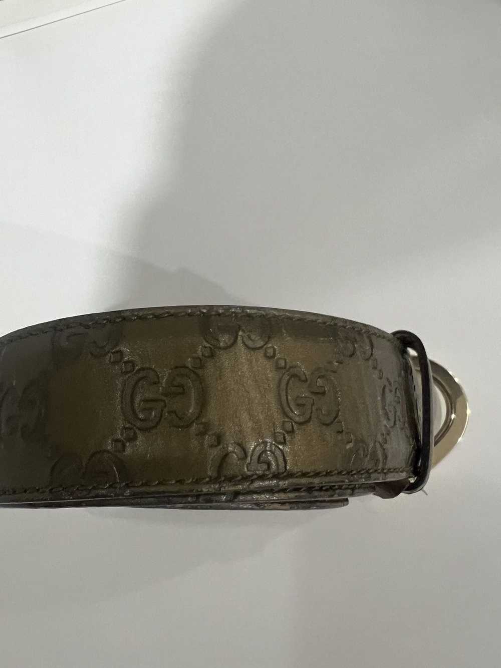 Gucci Olive gucci double G belt - image 2