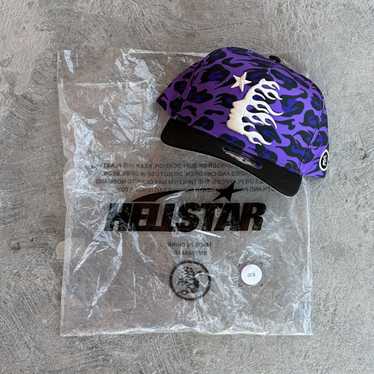 HELLSTAR Hellstar Purple Cheetah Print Hat - image 1