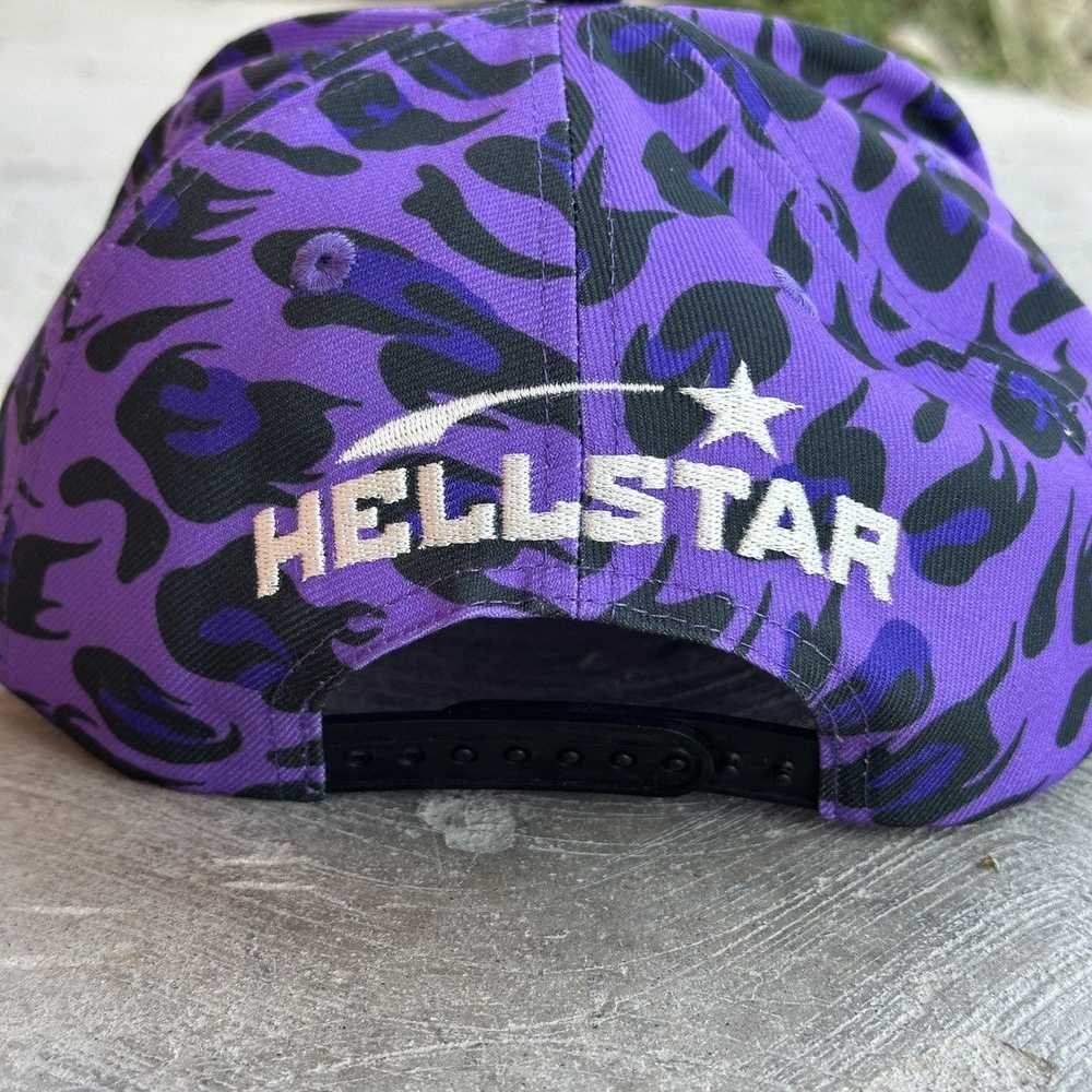 HELLSTAR Hellstar Purple Cheetah Print Hat - image 5