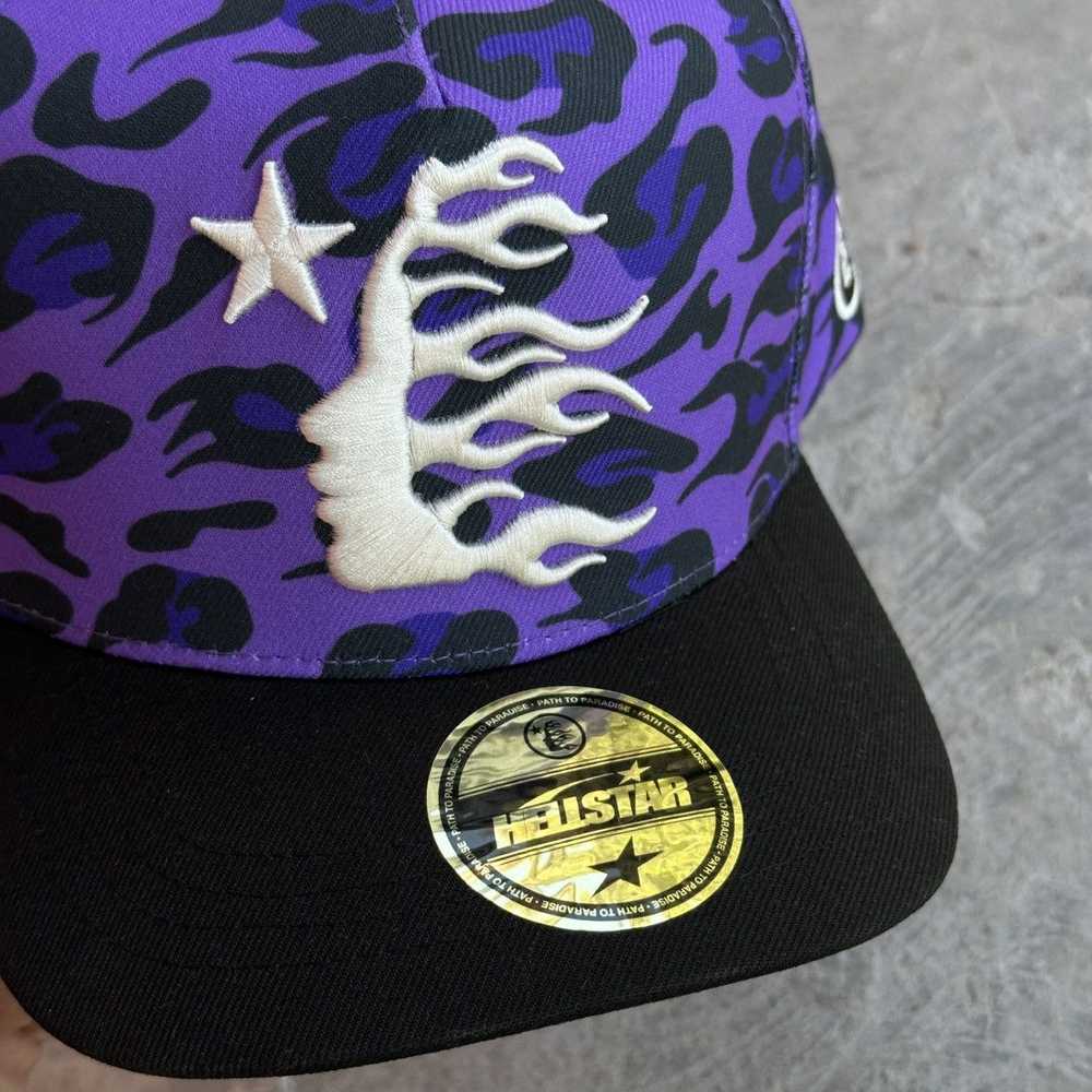 HELLSTAR Hellstar Purple Cheetah Print Hat - image 7